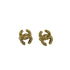 CC Logo Clip-On Earrings Metal Gold-Tone Metal