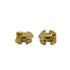 CC Logo Clip-On Earrings Metal Gold-Tone Metal