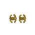 CC Logo Clip-On Earrings Metal Gold-Tone Metal