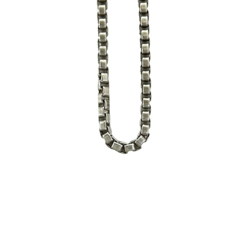 Vintage Venetian Pendant Necklace Sterling Silver