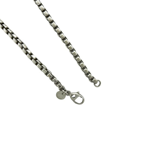 Vintage Venetian Pendant Necklace Sterling Silver