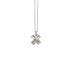 Vintage Signature Cross Pendant Necklace Sterling Silver