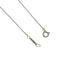 Vintage Signature Cross Pendant Necklace Sterling Silver