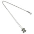 Vintage Signature Cross Pendant Necklace Sterling Silver