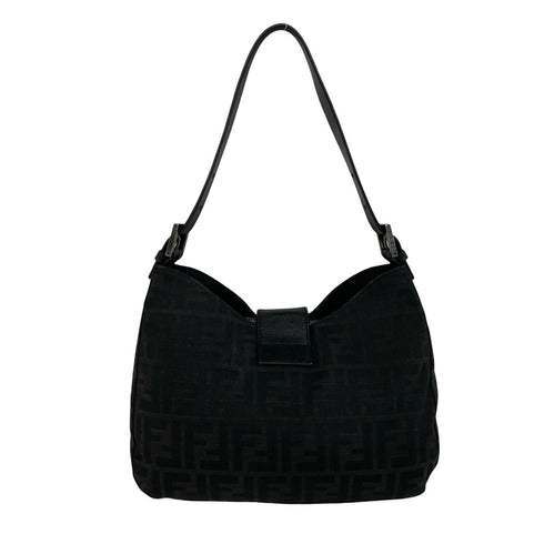 Vintage Shoulder Bag Zucca Canvas Medium