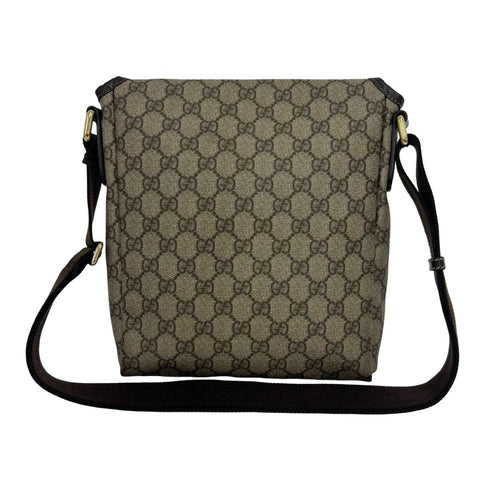 Flap Messenger GG Coated Canvas Small