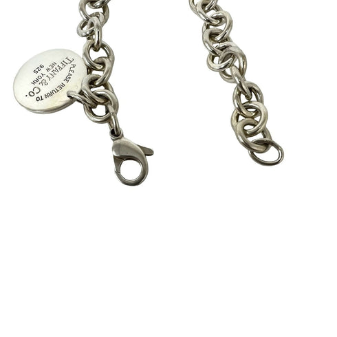 Round Tag Bracelet Sterling Silver