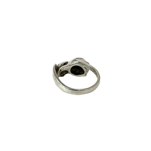 Vintage Tulip Ring Sterling Silver
