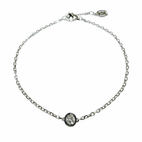 Charm Bracelet 18K White Gold with Diamond