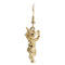 Single Earring Gold-Tone Metal