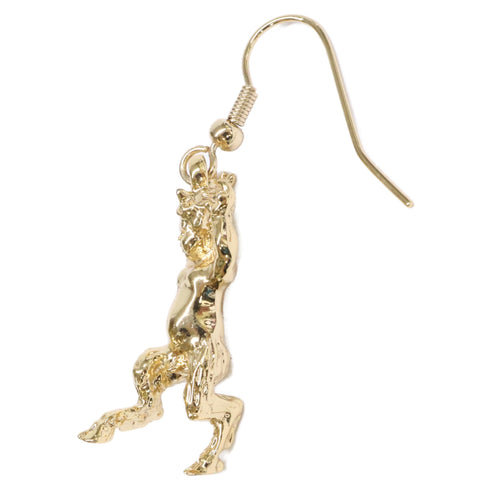Single Earring Gold-Tone Metal