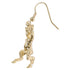 Single Earring Gold-Tone Metal