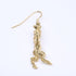 Single Earring Gold-Tone Metal