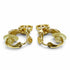 CC Logo Star Clip-On Earrings Metal Gold-Tone Metal