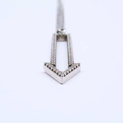Pendant Necklace Metal Silver