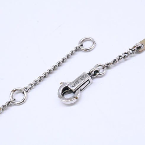 Pendant Necklace Metal Silver