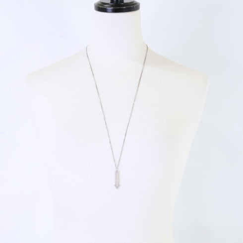 Pendant Necklace Metal Silver
