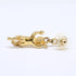 Single Earring Gold-Tone Metal