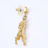 Single Earring Gold-Tone Metal