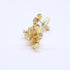 Single Earring Gold-Tone Metal