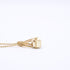 Gancini Pendant Necklace Metal Gold and White