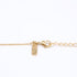 Gancini Pendant Necklace Metal Gold and White
