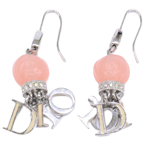 Earrings Logo Silver-Tone Metal
