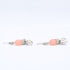 Earrings Logo Silver-Tone Metal