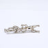 Single Earring Hoop Silver-Tone Metal