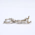 Single Earring Hoop Silver-Tone Metal