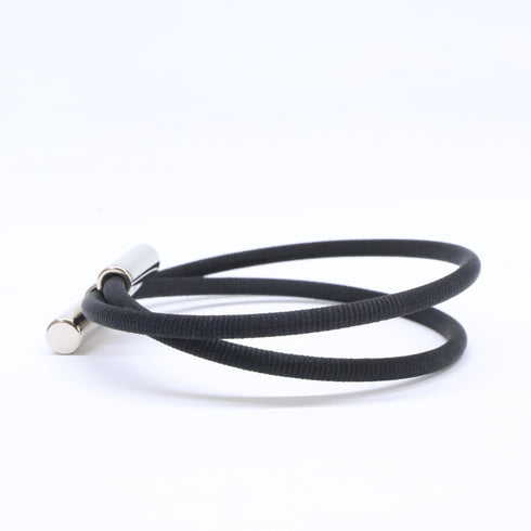 Charm Bracelet Black and Silver