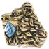 Lion Head Ring Metal with Crystal