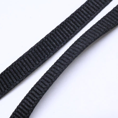 Choker Necklace Metal With Rhinestone And Grosgrain Ribbon Black And Multicolor