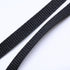 Choker Necklace Metal With Rhinestone And Grosgrain Ribbon Black And Multicolor