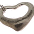 Open Heart Pendant Necklace Sterling Silver 14mm