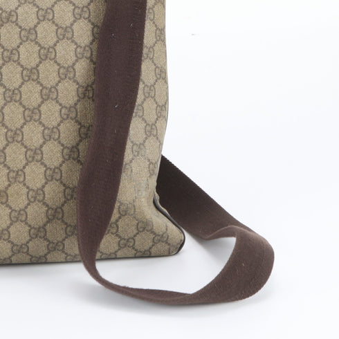 Zip Top Messenger Bag GG Coated Canvas Large