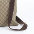 Zip Top Messenger Bag GG Coated Canvas Large