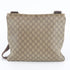 Zip Top Messenger Bag GG Coated Canvas Large