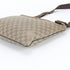 Zip Top Messenger Bag GG Coated Canvas Large