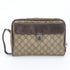 Buckle Backpack GG Coated Canvas with Leather Medium