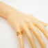 Vendome Louis Cartier Band Ring 18K Tricolor Gold