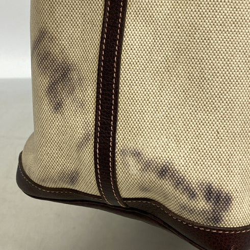 Garden Party Tote Toile and Leather 36