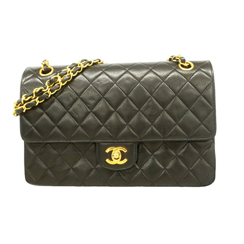 Vintage Classic Double Flap Bag Quilted Lambskin Medium