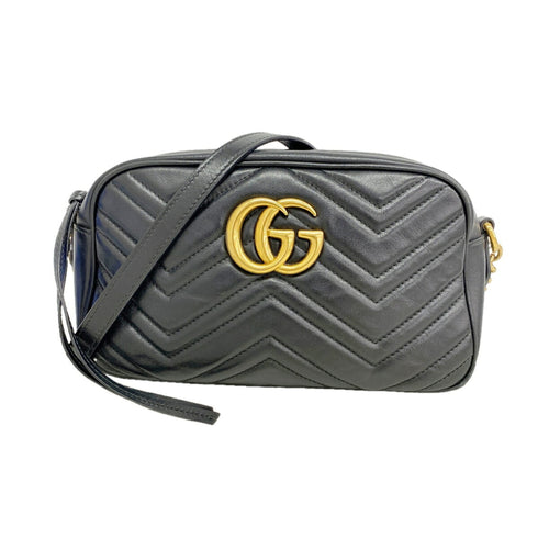 GG Marmont Shoulder Bag Matelasse Leather Small