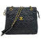 Vintage Front Pocket Shoulder Bag Quilted Lambskin Medium