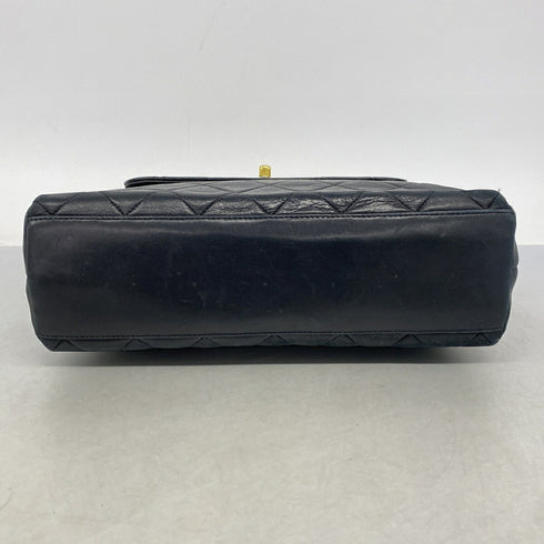 Vintage Front Pocket Shoulder Bag Quilted Lambskin Medium
