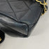 Vintage Front Pocket Shoulder Bag Quilted Lambskin Medium