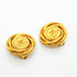 CC Logo Clip-On Earrings Metal Gold-Tone Metal