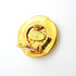 CC Logo Clip-On Earrings Metal Gold-Tone Metal