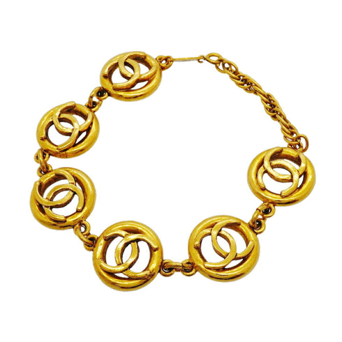 CC Logo Circle Bracelet Metal